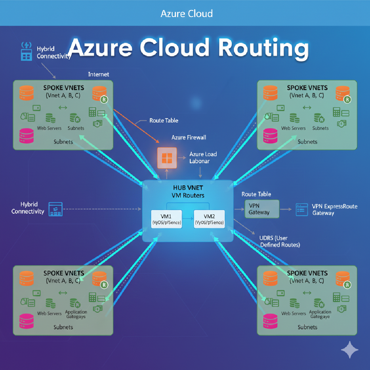 Landing Zone — Configuración de Enrutadores en VM Linux